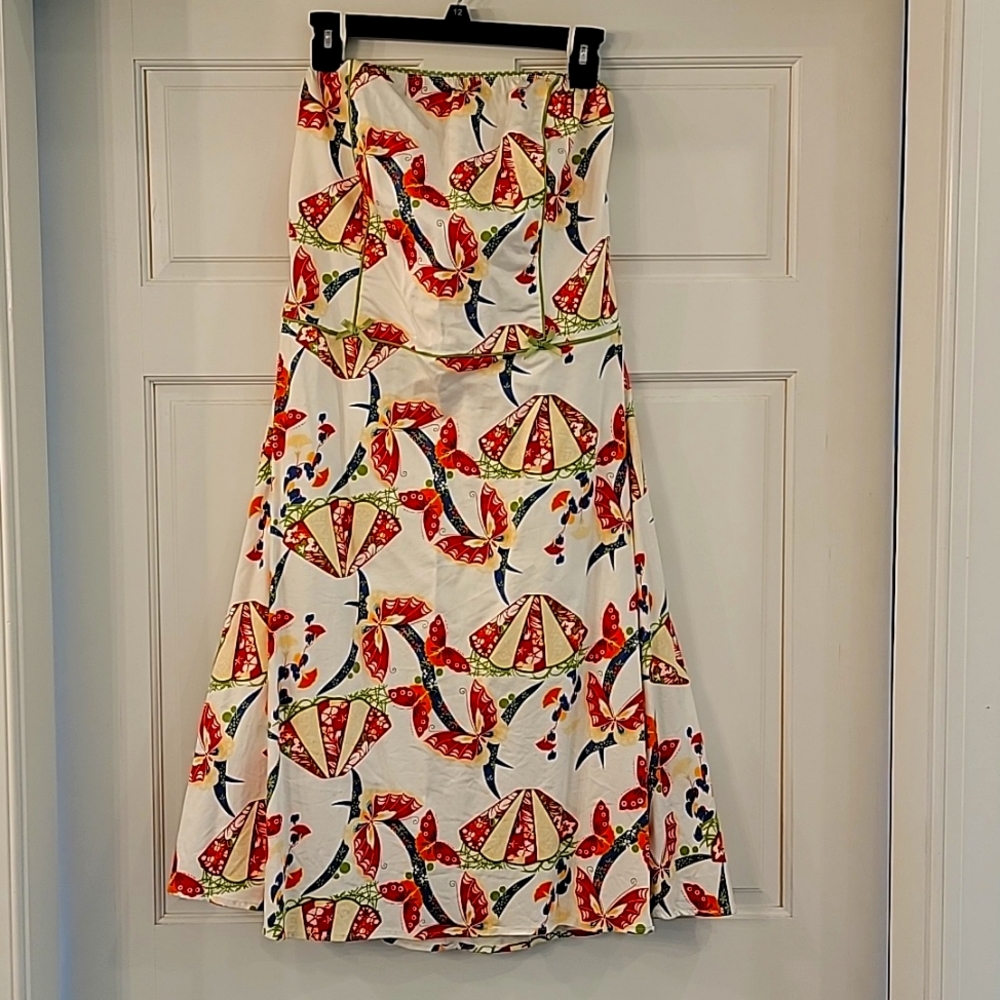 Strapless A-line Dress